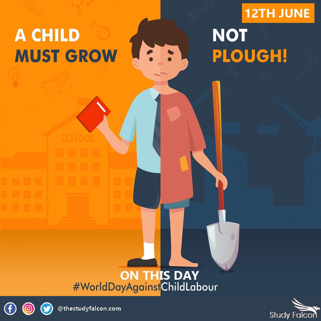 12th June World Day Against Child Labour Study Falcon