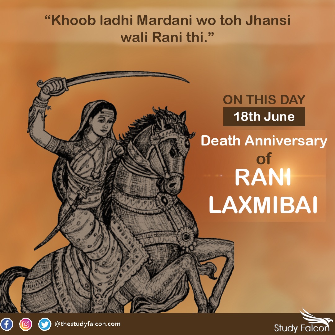 18th June- Death Anniversary of Rani Laxmi Bai - Study Falcon