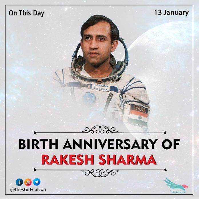 Rakesh Sharma Birth Anniversary